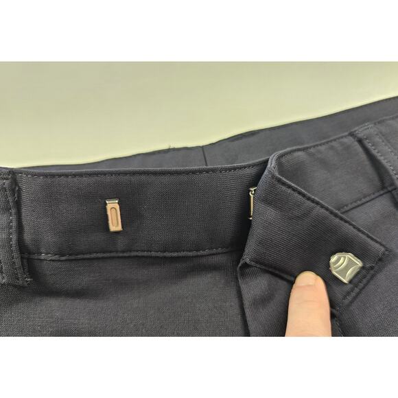 Hugo Boss size 36 dark navy 100% wool dress pants flat front EUC vintage chuck U - Picture 4 of 10